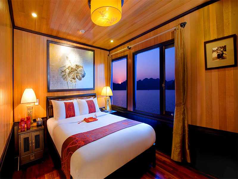 Indochina Sails Cruise - Deluxe Ocean View - 2 Pax/ Cabin