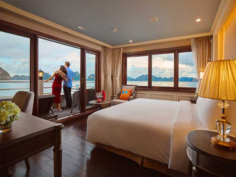 Athena Luxury Cruise - Athena Terrace Suite - 2 Pax/ Cabin (Location: 2nd Deck - Private Sun Terrace)