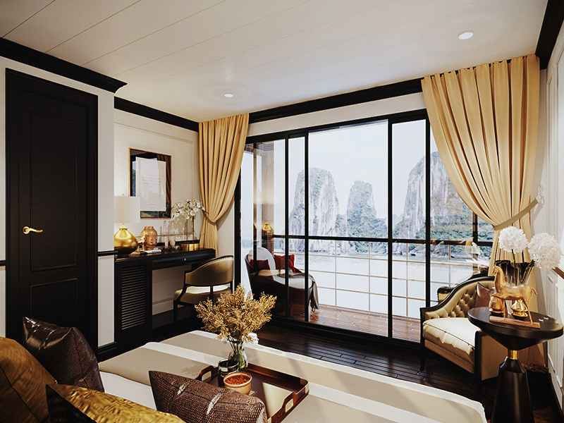 Ocean View Suite - 2 Pax/ Cabin (Location: 2nd deck - Private Balcony)
