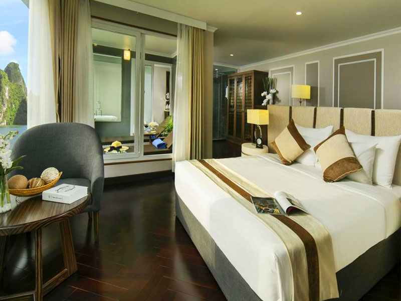 King Terrace Suite - 2 Pax/ Cabin (Location: 1st & 2nd Deck - Private Sun Terrace)