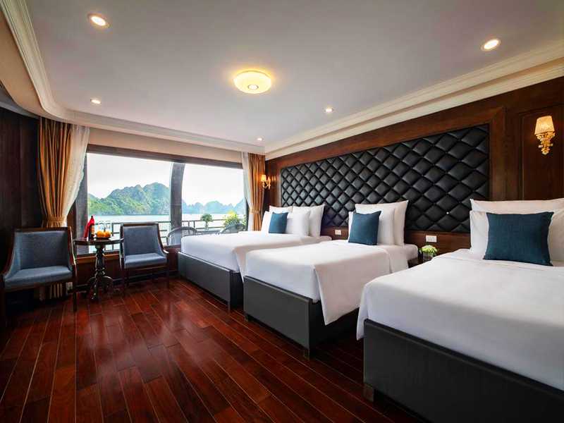 Triple Suite Balcony - 3 Pax/ Cabin (Location: 1st Deck - Private Balcony)