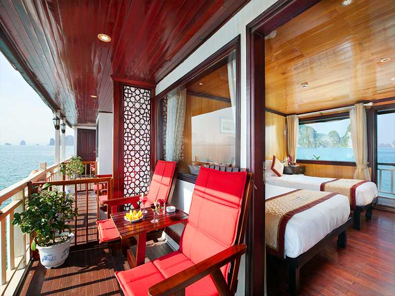 Garden Bay Luxury Cruise - Suite Ocean View - 2 Pax/ Cabin (Location: 2nd Deck - Private Balcony)