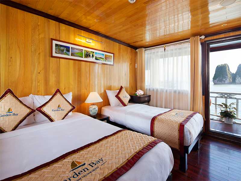 Triple Balcony - 3 Pax/ Cabin (Location: 2nd Deck - Private Balcony)