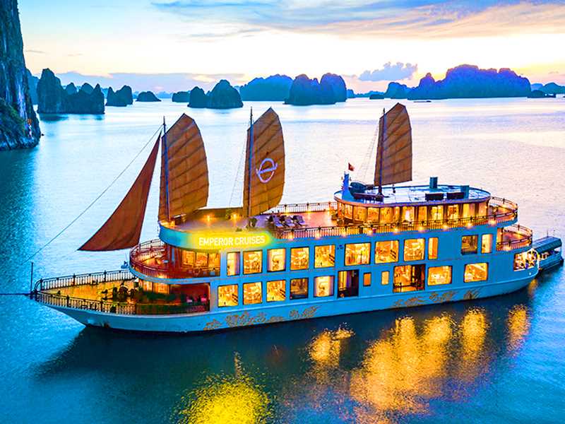 Emperor Cruises - 3 Days 2 Nights | Halong Bay & Lan Ha Bay