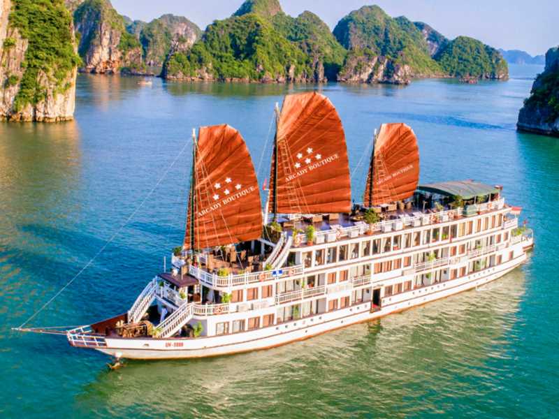 Arcady Boutique Cruise - 2 Days 1 Night | Halong Bay