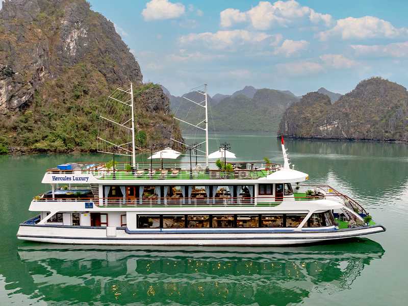 Hercules Luxury Cruise - A Premier Day Tour on Ha Long Bay | Halong Bay 1 Day Tour