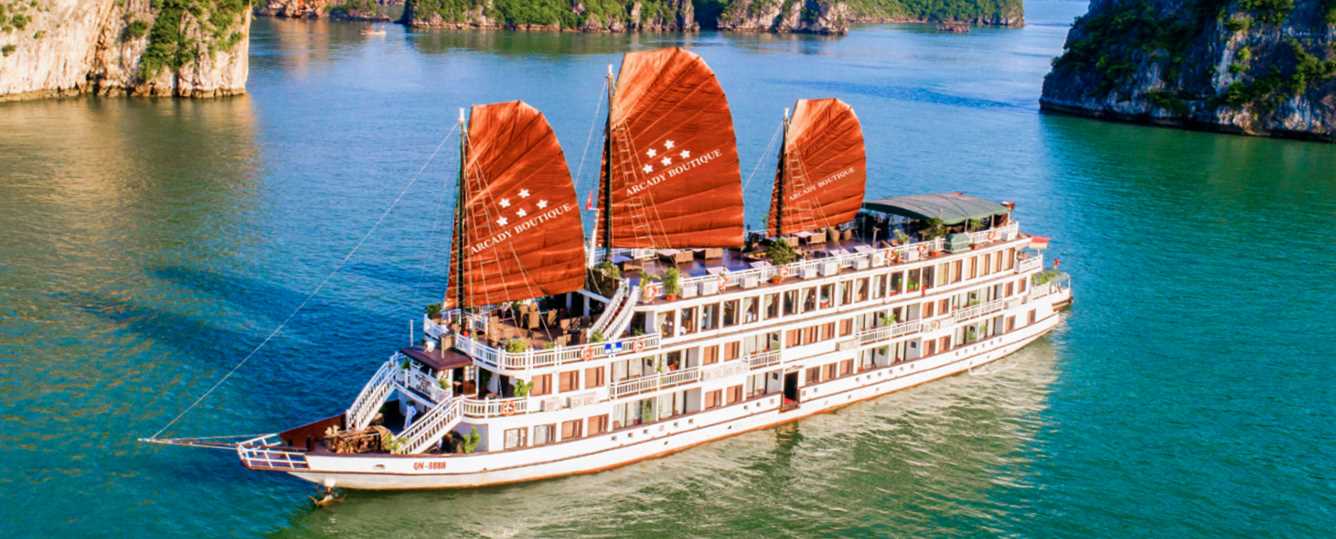 Arcady Boutique Cruise - 2 Days 1 Night | Halong Bay