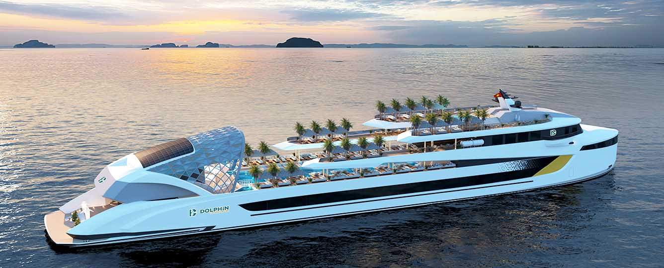 Dolphin Cruise - Opening Promotion - The Most Luxurious Halong Bay Day Cruise